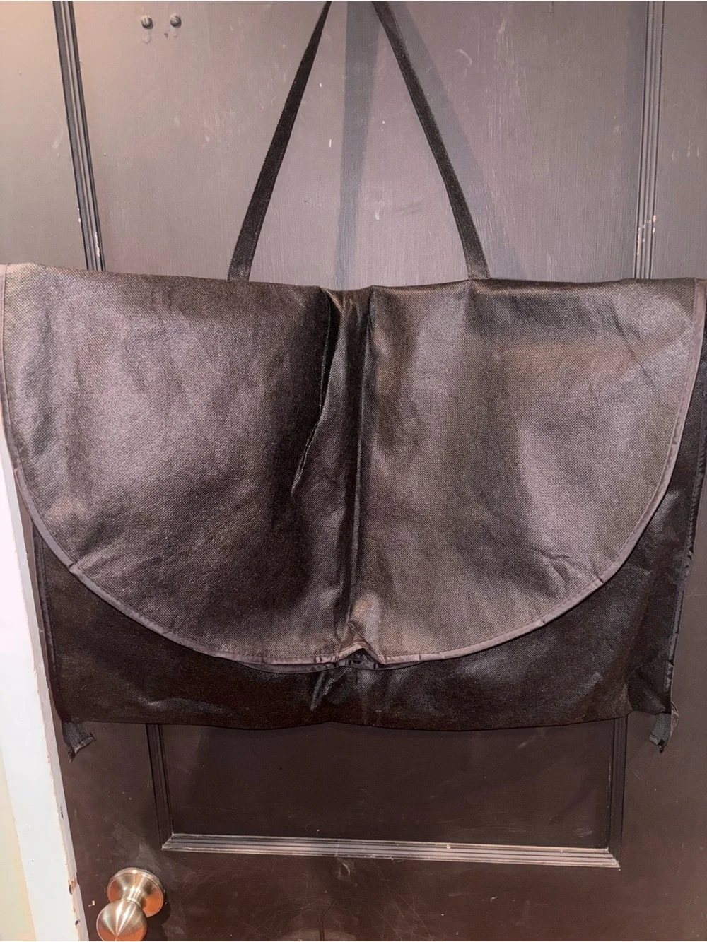 Theory Black Garment Bag Suit Dress Travel Storage Bag Zip Closure